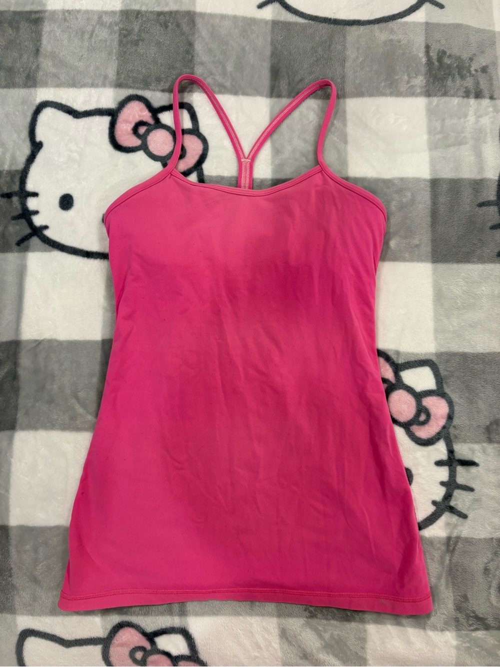 Lululemon Hot Pink Racerback Tank Top